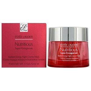 Estee Lauder Nutritious Super-Pomegranate Radiant Energy Moisturizer Creme NIB